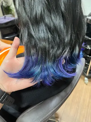ミディアム カラー 辻 風香のヘアスタイル