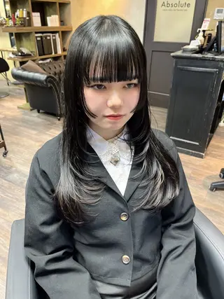 ロング ヘアアレンジ 🤍清楚系 韓国レイヤー🤍拓朗のヘアスタイル