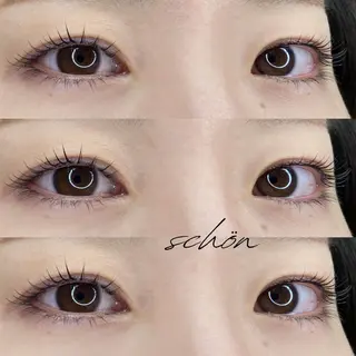 マツエク・マツパ schön HONOKAのマツエク・マツパデザイン