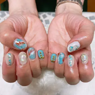 ネイル The Best Beauty受付担当のヘアスタイル