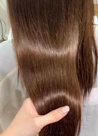 ロング カラー 田中 優衣のヘアスタイル