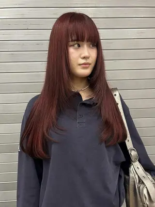 ロング momoca/松本/ 暖色カラー/ボブのヘアスタイル