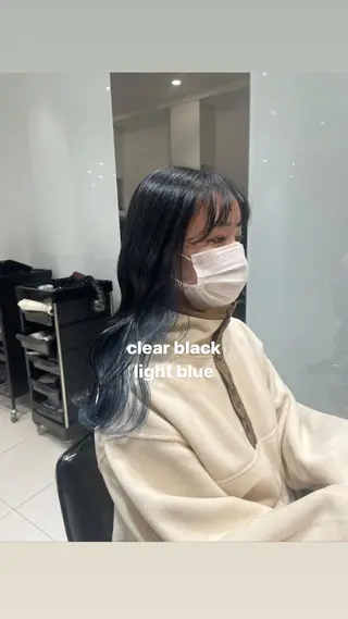 カラー miko🪽地毛風/ ハイトーン/レイヤーのヘアスタイル