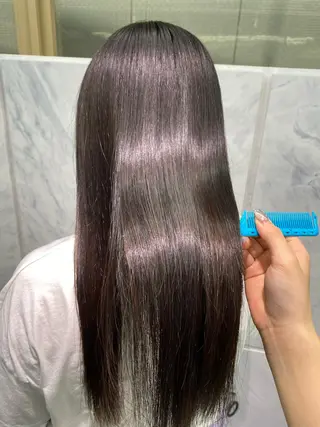 ロング プルエクステ/カラー ⭐️KIR̋Aのヘアスタイル