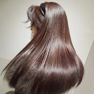 ロング カラー ヘアアレンジ 顔まわりデザイン🌿 ふじこのヘアスタイル