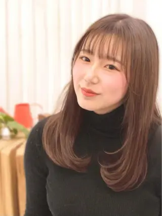 ロング mu-kicii 三鷹店所属・撮影モデル募集中☆ オグリヤスエのヘアスタイル