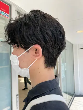 パーマ メンズ 福島成美/髪質改善 縮毛矯正/カラーのヘアスタイル