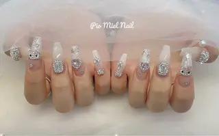 ネイル momo 長さだしのネイルデザイン