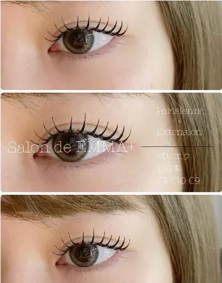 マツエク・マツパ EMMA plus．のマツエク・マツパデザイン