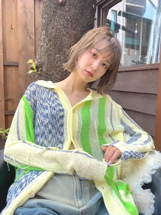 ミディアム カラー 🌱加藤　胡太郎 /艶髪ストレート🌱のヘアスタイル