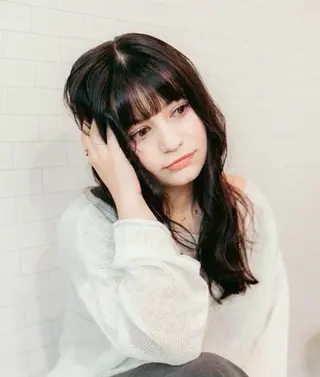 ロング amoa所属・野沢 亜美のヘアスタイル