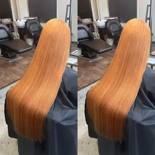 セミロング hao髪質改善 /艶髪カラーのヘアスタイル