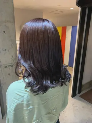 ミディアム カラー マスダ ミウのヘアスタイル