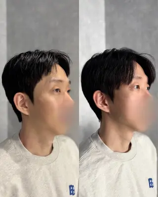 ショート パーマ メンズ 韓国メンズヘア/ ダウンパーマ/歩夢のヘアスタイル