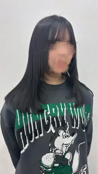 ミディアム 伴 星来のヘアスタイル