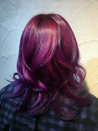 セミロング カラー ✂︎中山竜哉✂︎ 川崎スタイリストのヘアスタイル