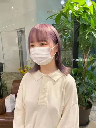 ミディアム COCOLOeAST所属・yumeno🫧 ハイトーン/ボブ🕊のヘアスタイル