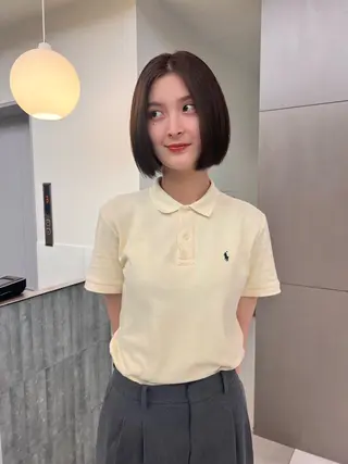 ショート カラー 透けるカラー🫧 Memi🎀のヘアスタイル