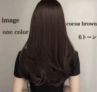 カラー 🤍透明感ブラウン himi🤍のヘアスタイル