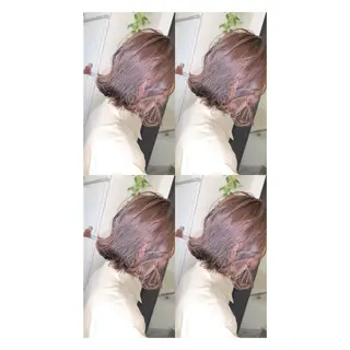 ミディアム カラー 店長✨レイヤー✖️ 髪質改善✖️韓国ヘアのヘアスタイル