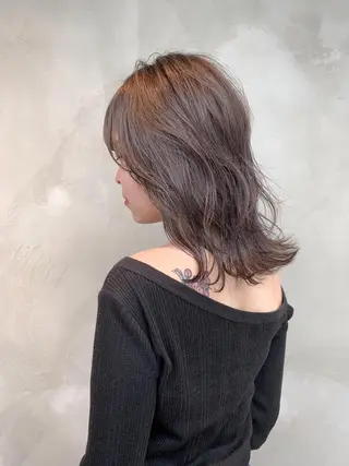 ミディアム カラー リピート率No.1✨ ユウキのヘアスタイル