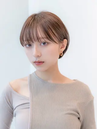 ショート カラー 渋谷ボブ/レイヤー ボブ田中航平のヘアスタイル