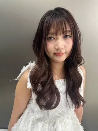 安部 紗菜のヘアスタイル