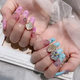 ネイル 長さだし専門店 M2　rikaのネイルデザイン