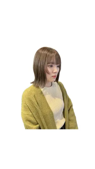 ミディアム カラー ナチュラル＆ラフヘア 松尾 凌のヘアスタイル