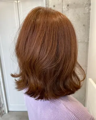 ミディアム カラー 天王寺区🌟大好評店 バッサリカット◎矯正のヘアスタイル