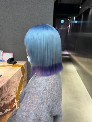 ミディアム 吉澤 愛心のヘアスタイル