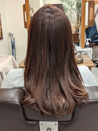 カラー 田代 美香のヘアスタイル