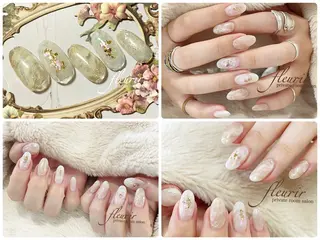 ネイル フルリール 【プライベートサロンのネイルデザイン