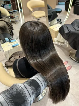 ミディアム カラー ✨髪質改善 縮毛矯正 艶髪 立川 コウキ✨のヘアスタイル