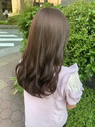 ロング 韓国風ヘア♡ runaのヘアスタイル