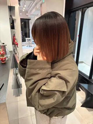 ショート rizu　/ ボブ /中明度カラー❤︎のヘアスタイル