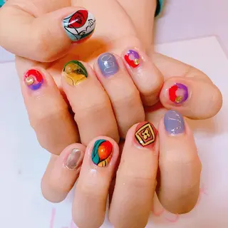 ネイル La neige* yuki 🥯🍑のネイルデザイン