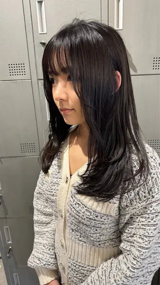 セミロング 【天満1艶髪】潤艶/ 髪質改善🌹釣本竜哉のヘアスタイル