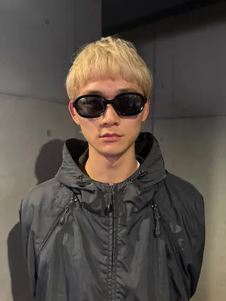 ショート カラー メンズ だいち/ハイトーン/ デザインカラーのヘアスタイル