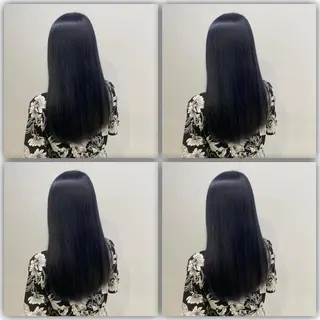 ロング カラー ダブルカラー 韓国ヘアKYONのヘアスタイル