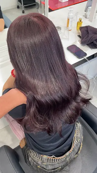 ロング カラー エフェクトブリーチ／ レイヤーカット／翔のヘアスタイル