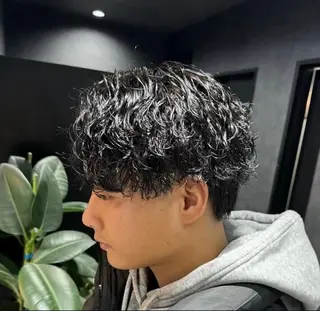 ショート パーマ メンズ 🖤Ayumi🖤 メンズ特化❤️‍🔥のヘアスタイル