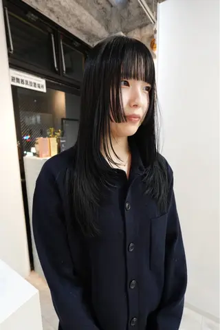 セミロング aya/メンズヘア/ メンズカット/ボブのヘアスタイル