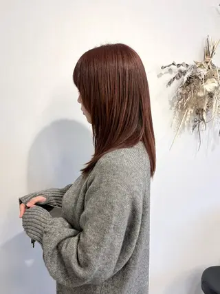 ミディアム カラー セジールヘアメゾン所属・韓国レイヤー/透明感 カラー🐈曾根高のヘアスタイル