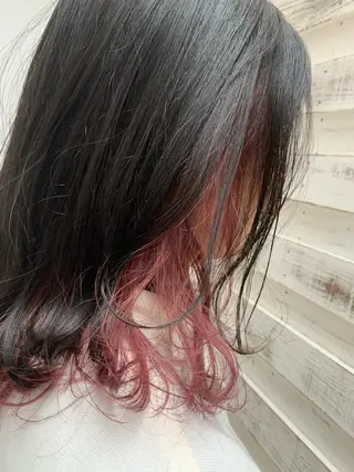 セミロング カラー ヘアアレンジ 指名支持率NO.1 スタイリストのヘアスタイル