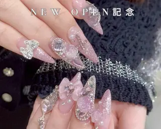 ネイル 長さだし/持ち込み 2me心斎橋moeaのネイルデザイン