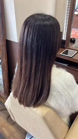 ロング 平川 かなこのヘアスタイル
