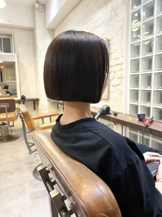 ショート MINX青山店所属・結莉/ボブ/ 縮毛矯正のヘアスタイル