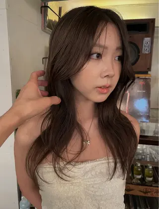 セミロング ブリーチなし/透明感 /ショート/大世のヘアスタイル