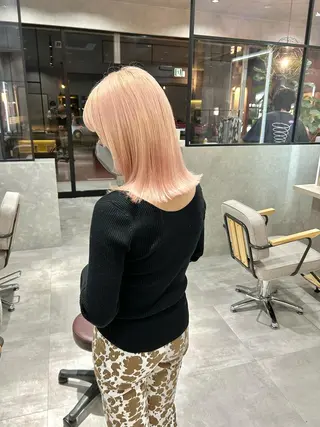 ミディアム カラー mood tatemachiのヘアスタイル